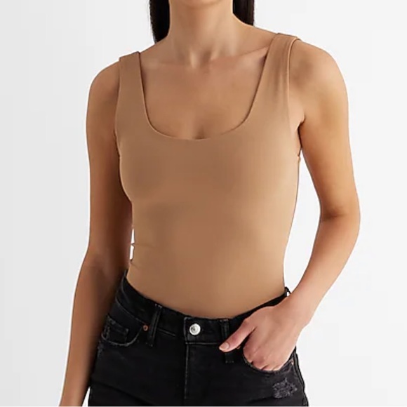 FLASH SALE! EXPRESS (S) Thong Body Contour Compression Bodysuit - Picture 1 of 5